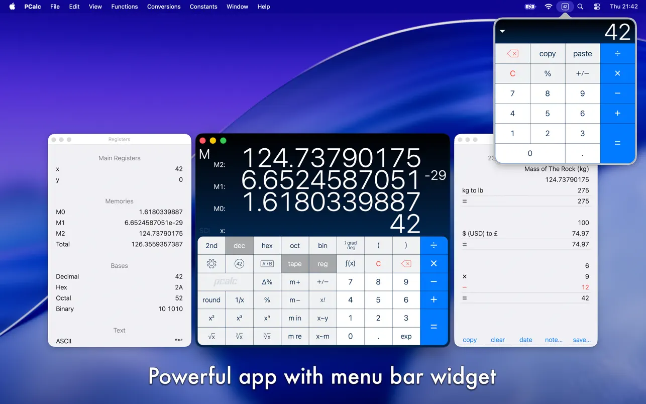 Preview of PCalc